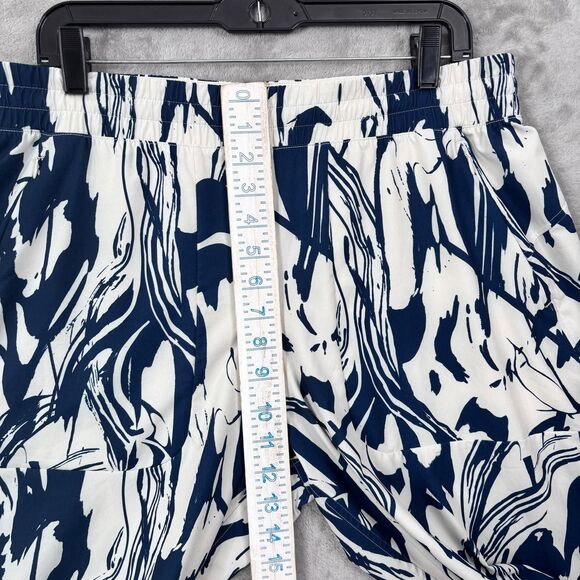 Lululemon Swift Mid-Rise Wide Leg Pant Sz 12 Whimsical Meld Wp Bone Mineral Blue - Picture 8 of 15
